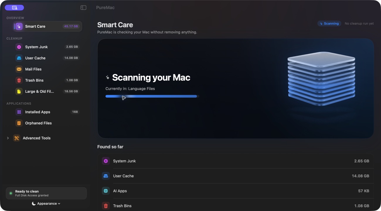 PureMac — скриншот 3