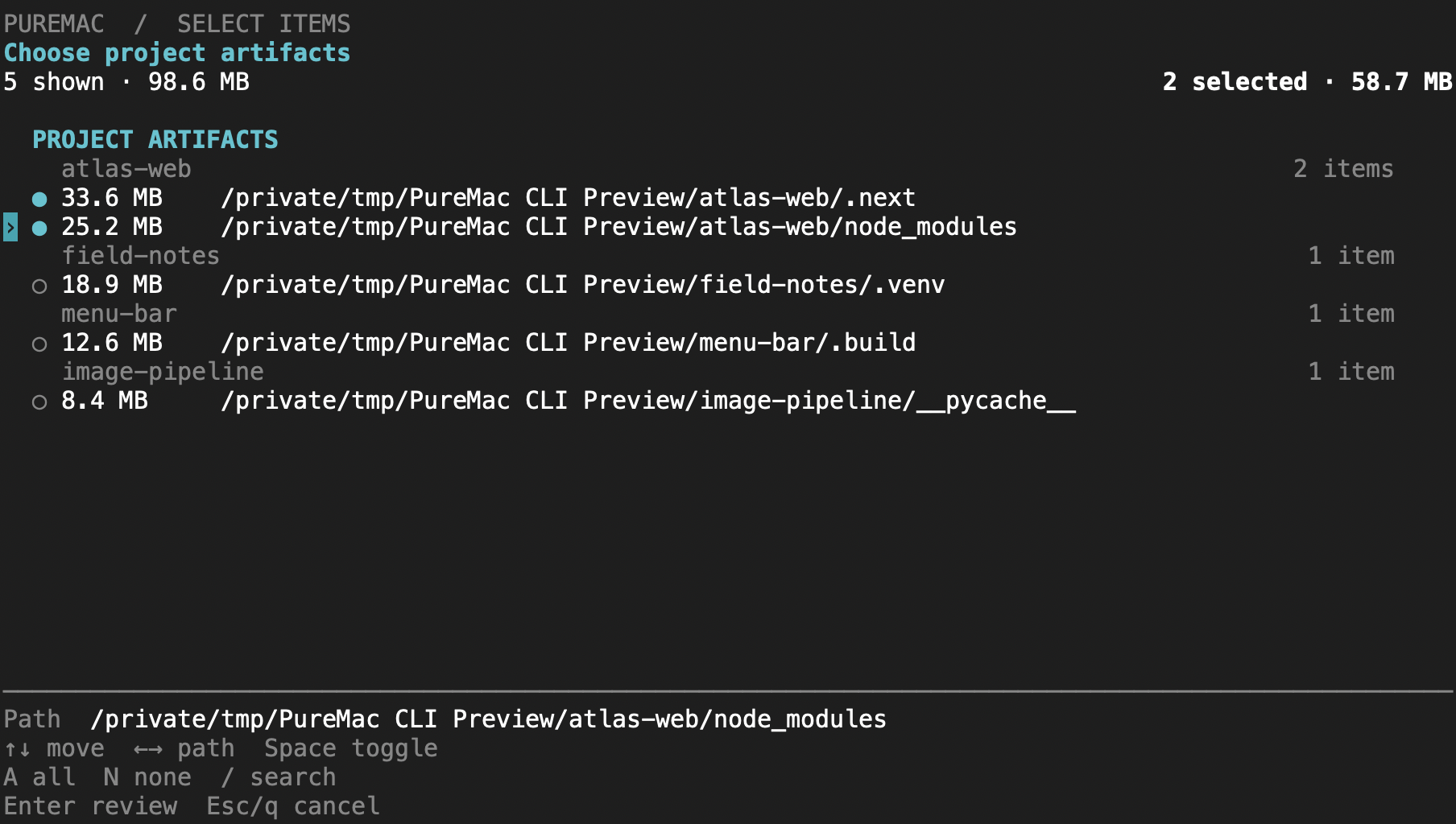 PureMac screenshot 3