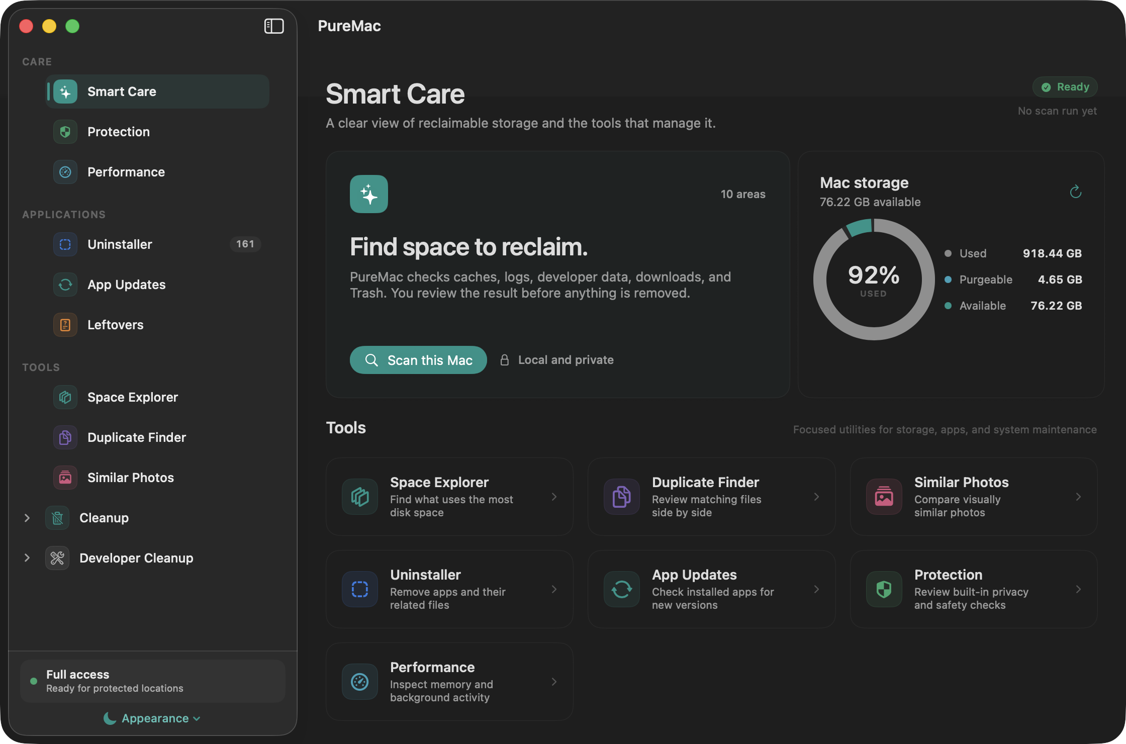 PureMac screenshot 2