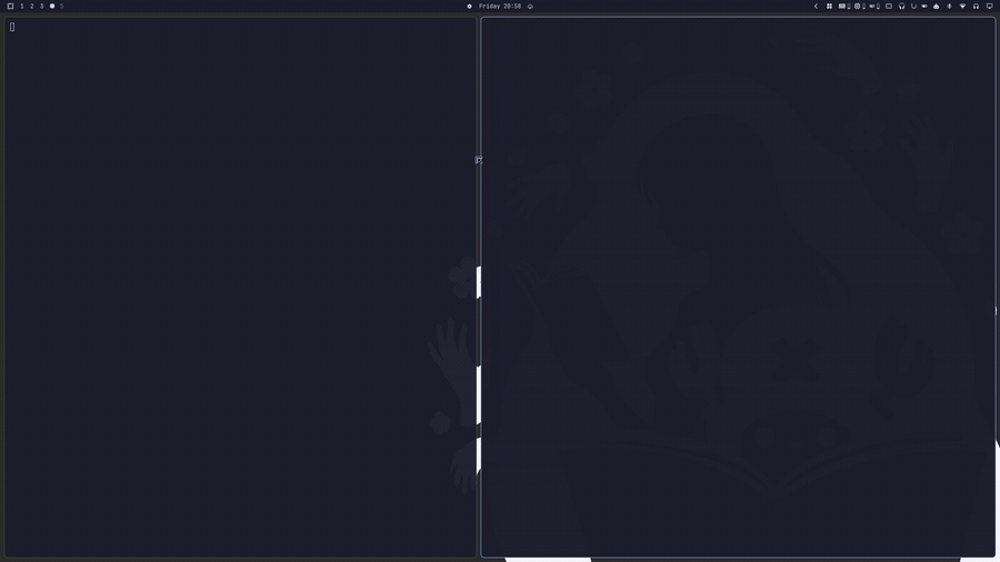 Resizing two panes by dragging the divider, no modifier held