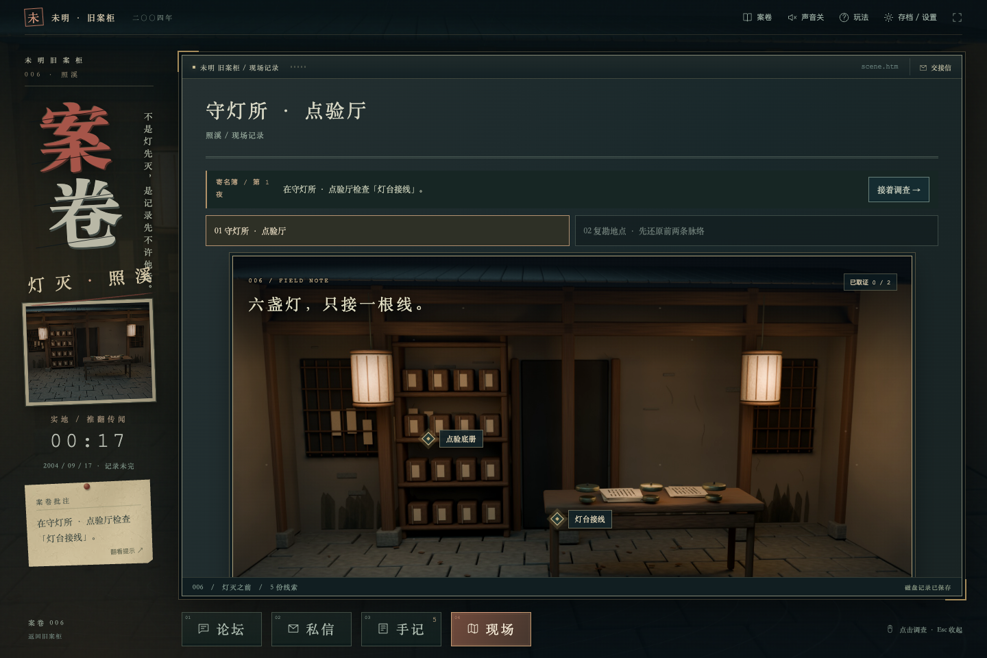 investigation