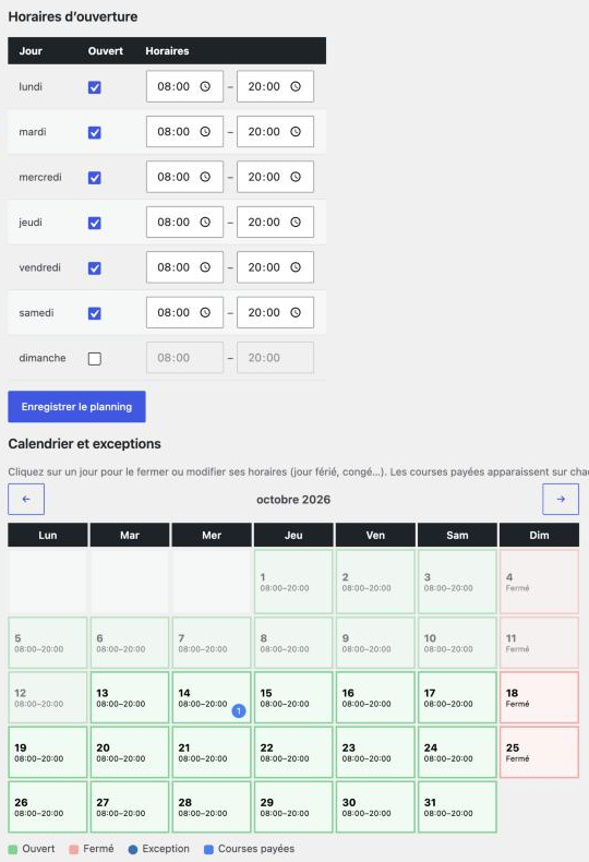 Calendrier