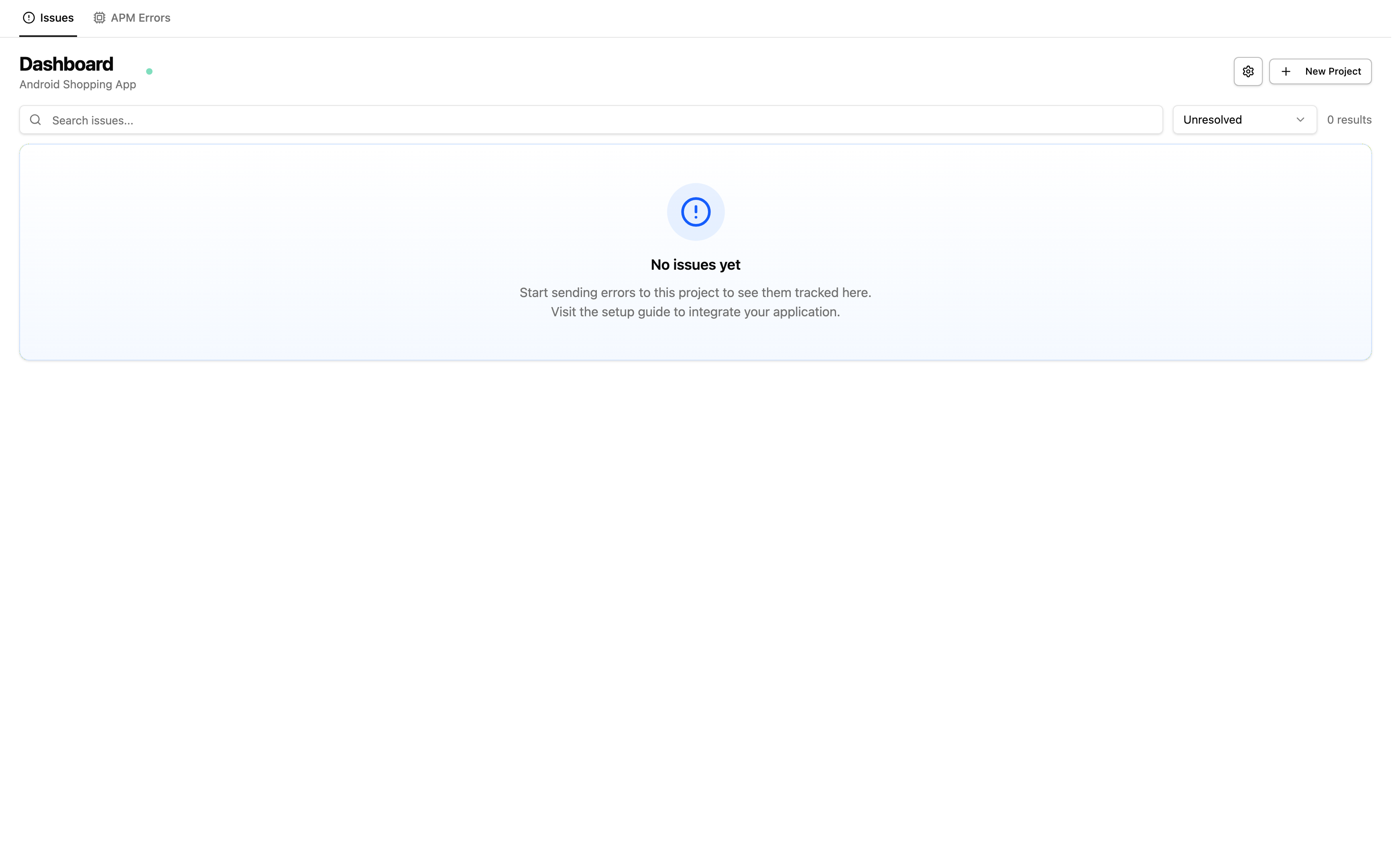 Error Tracking / Issues