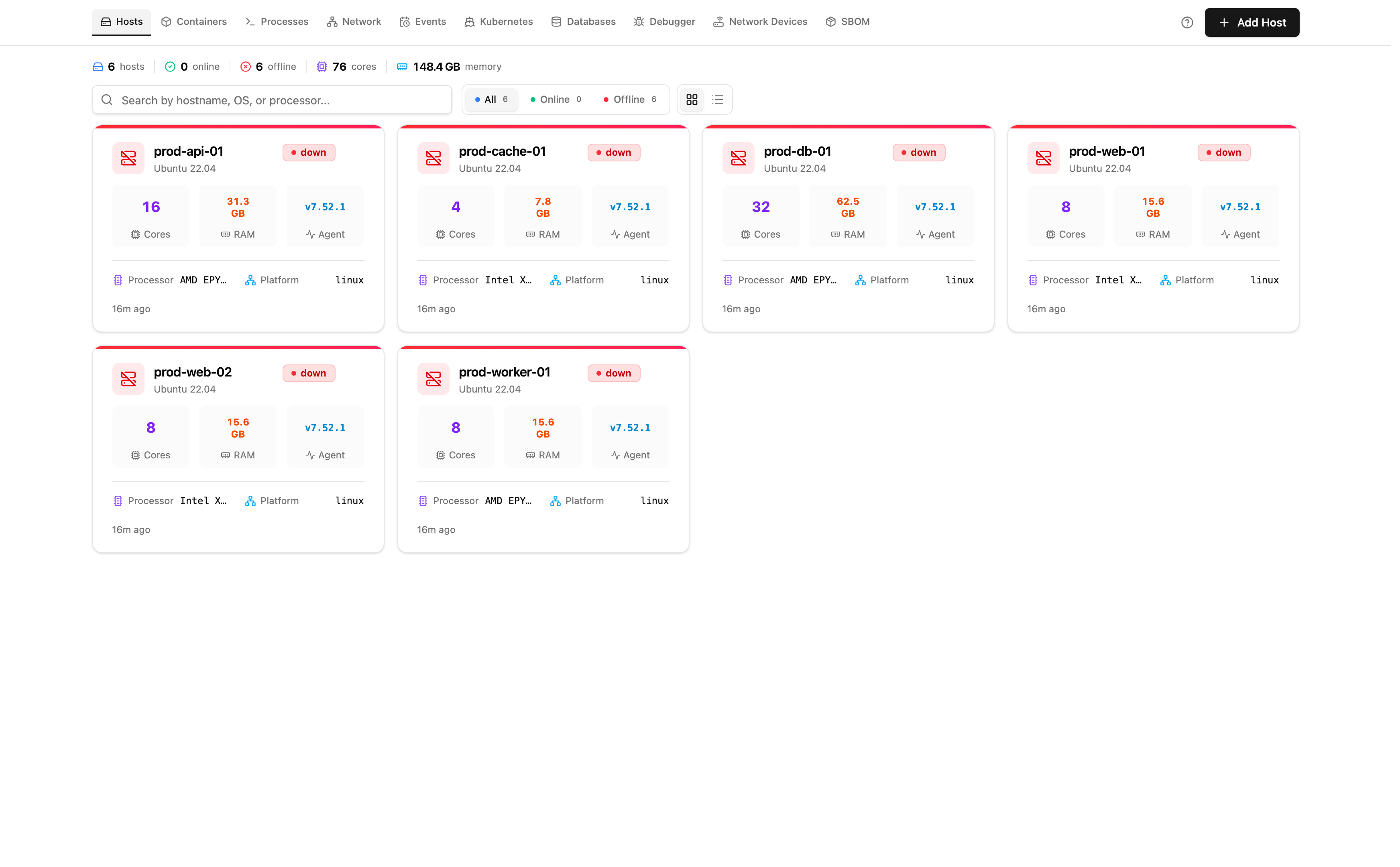 Monitoring Hosts