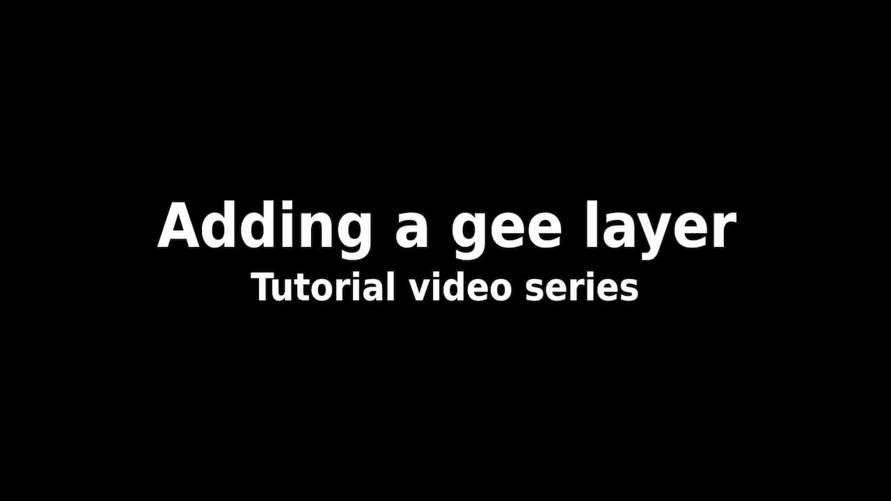 Adding a GEE layer