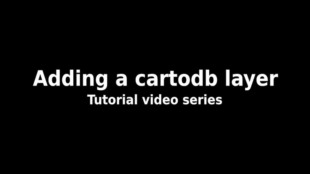 Adding a Carto layer