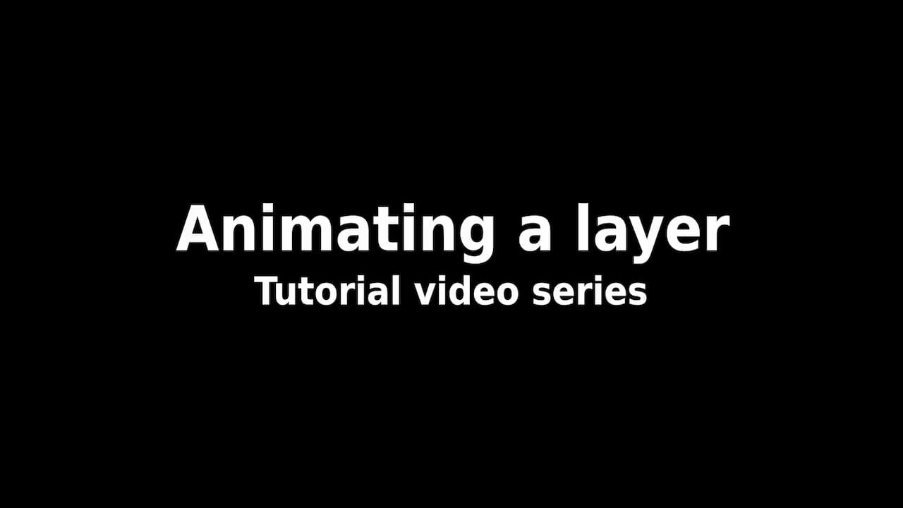 Animating a layer