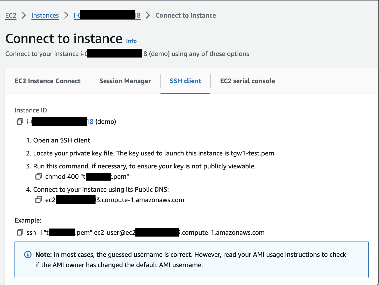 EC2 Connection