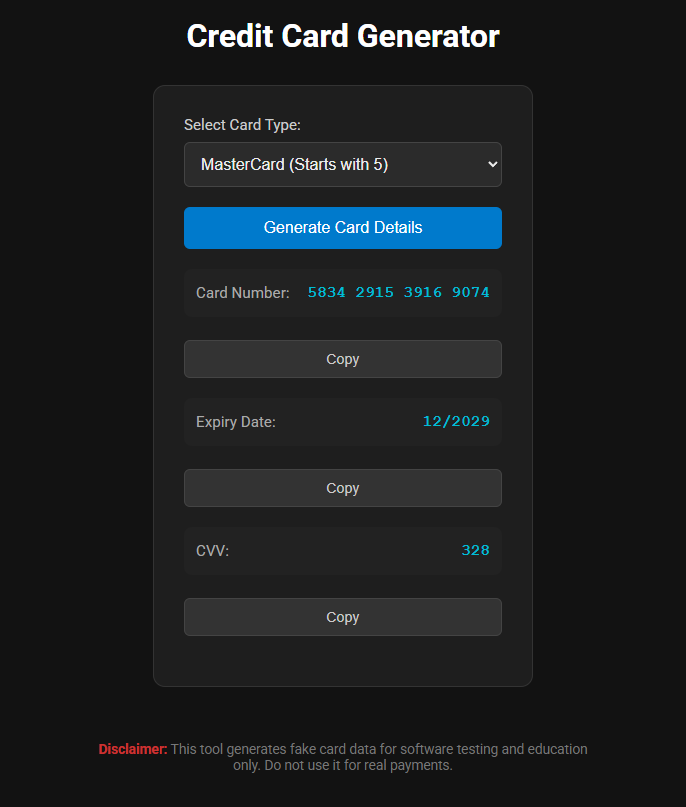 GitHub - monhacer/LetsTrial: 💳 Virtual credit card generator for ...