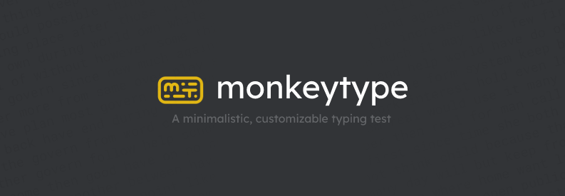 MonkeyType Banner