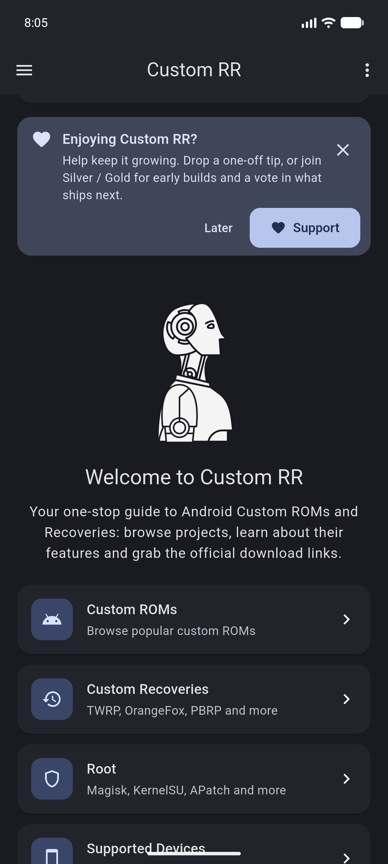 Custom RR home