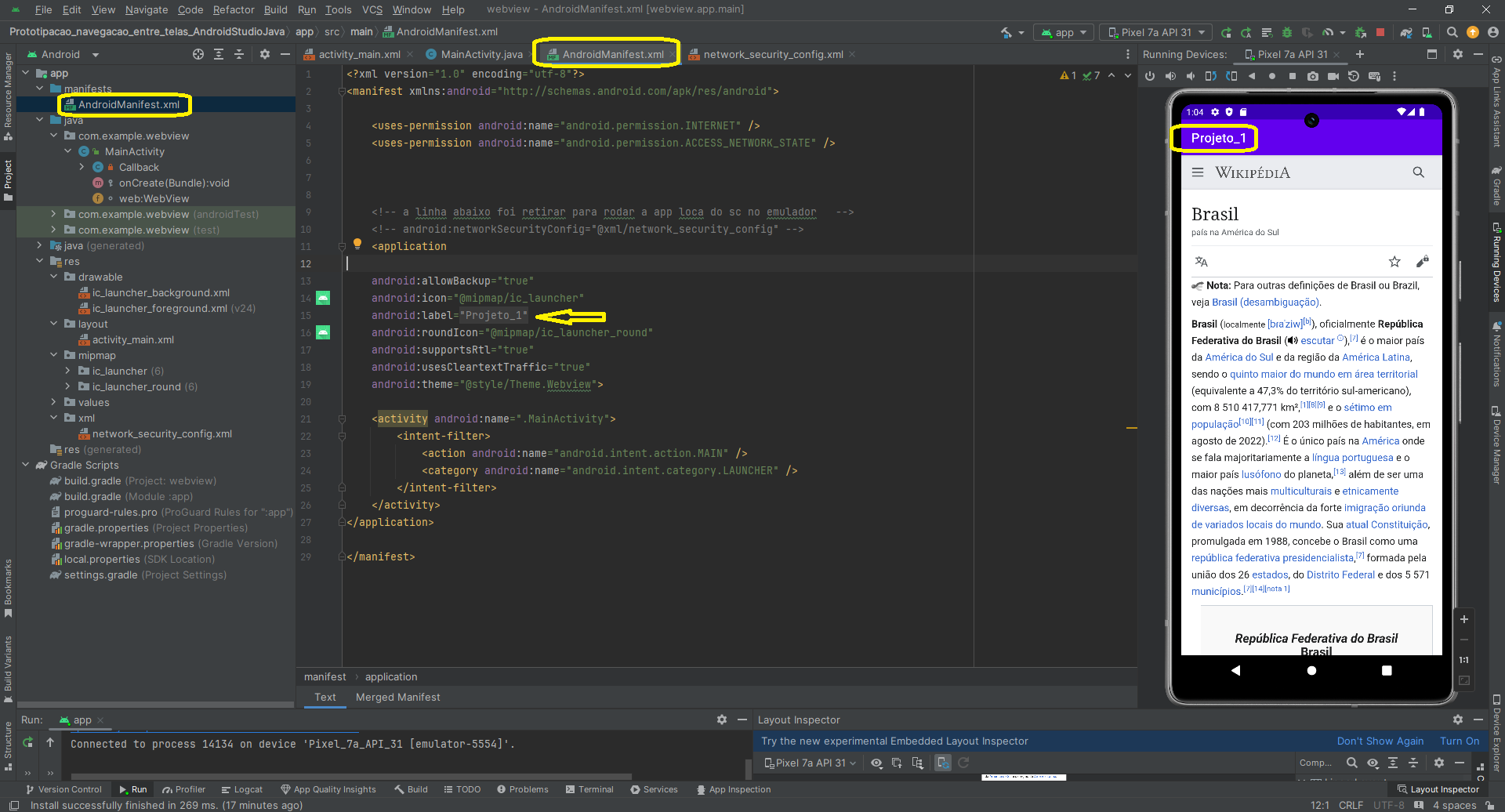 GitHub - monteiro74/project_webview: Projeto webview com Android Studio ...