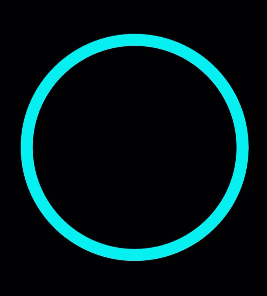 Siri's action of opening the defined App Entity with the 'circle' entity as a parameter