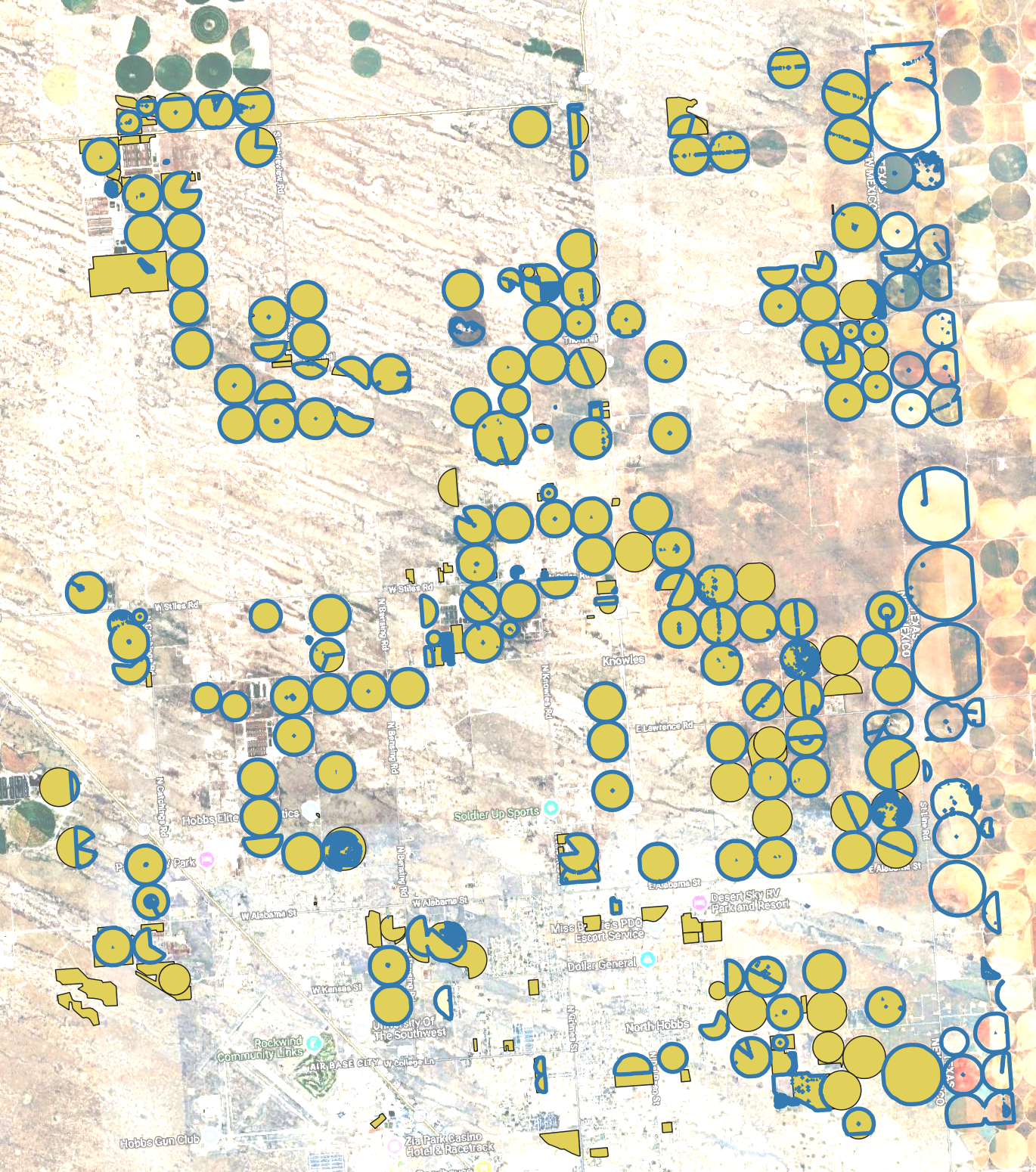 New Mexico — DINOv3 + SAM2 on NAIP