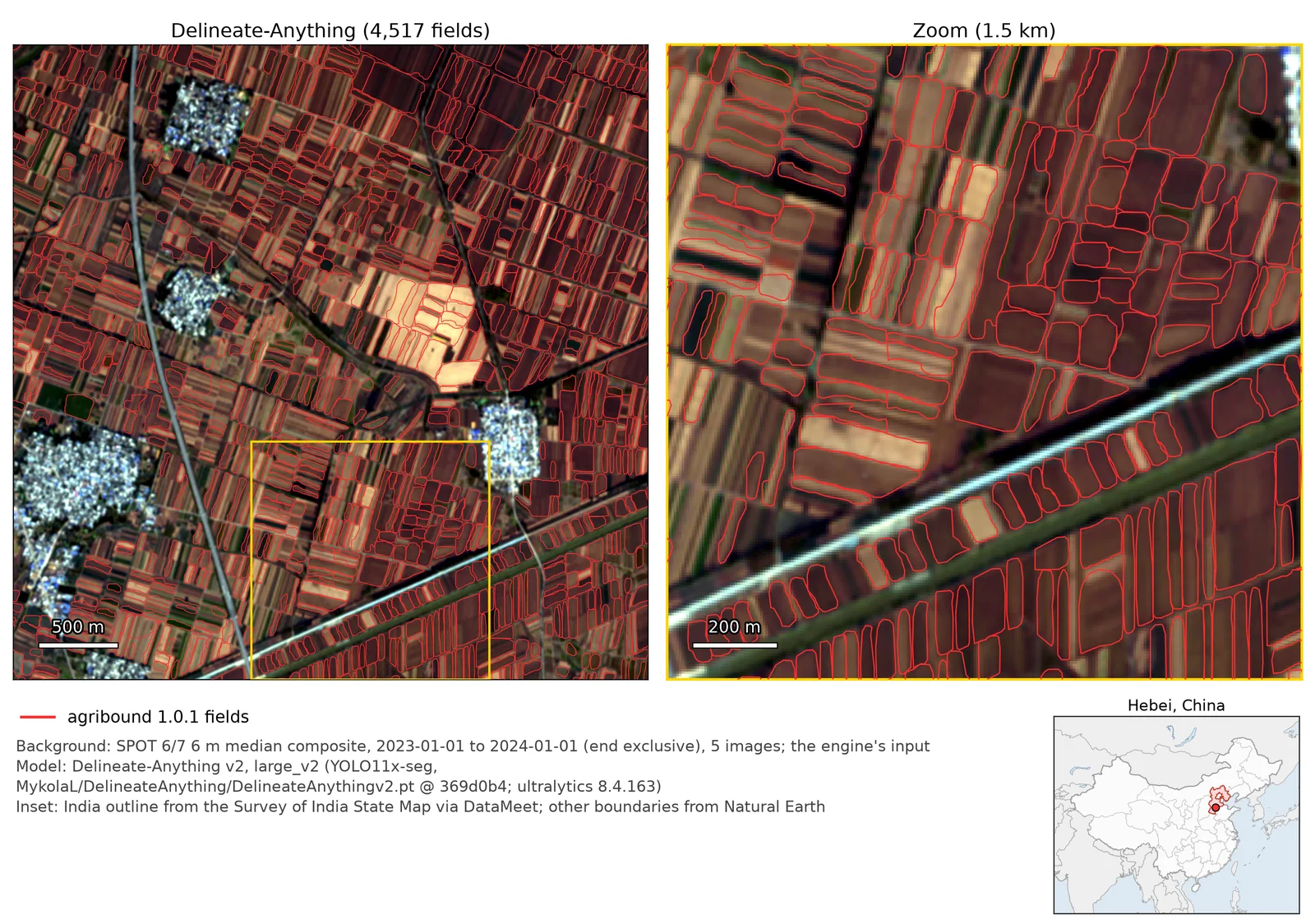 China — Delineate-Anything on SPOT