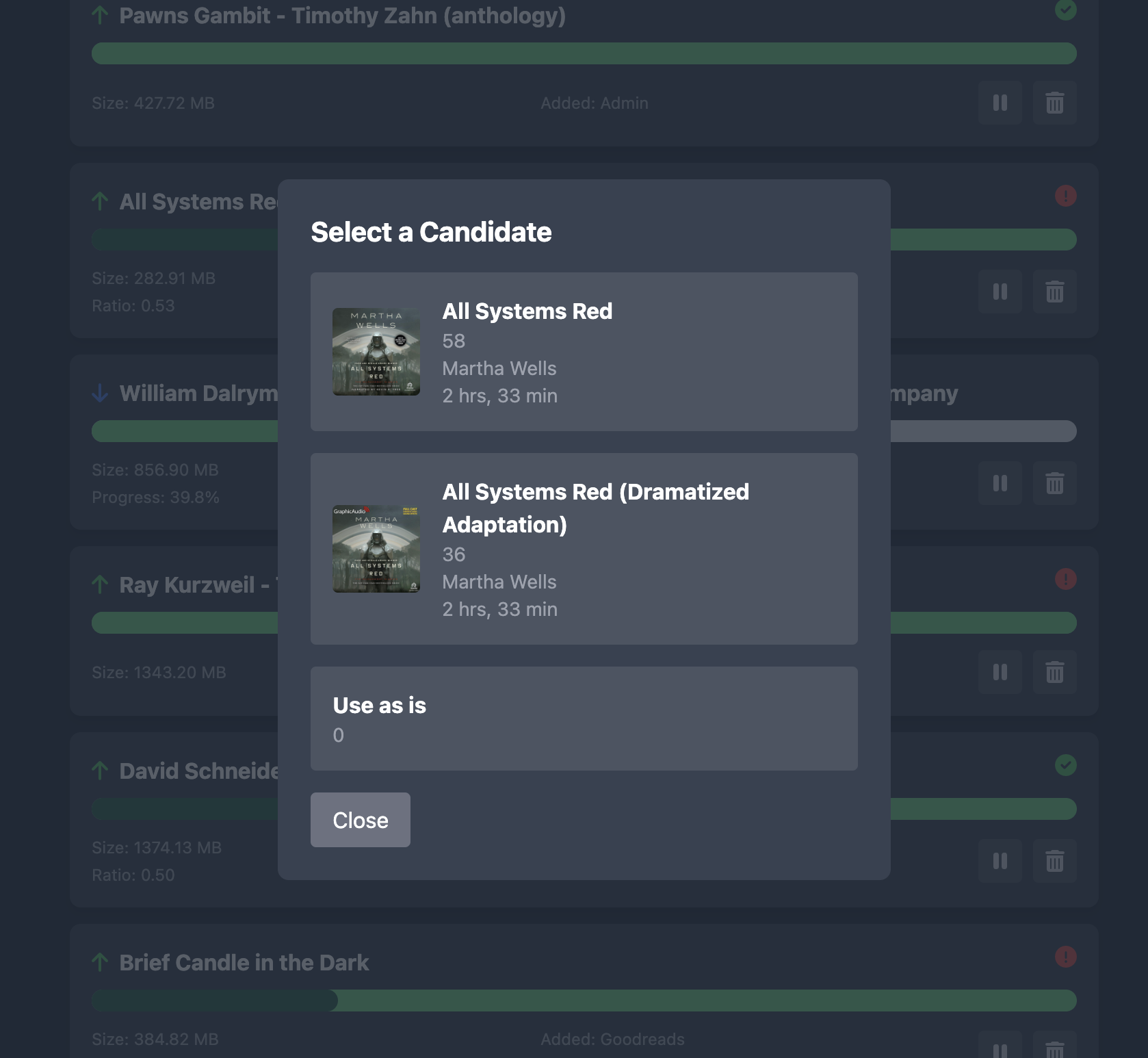 Beets Import Error + Candidate Selection