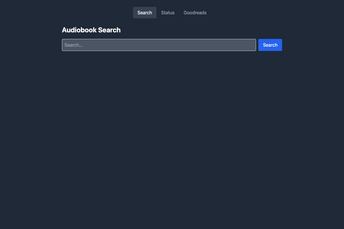 Search with Goodreads Tab