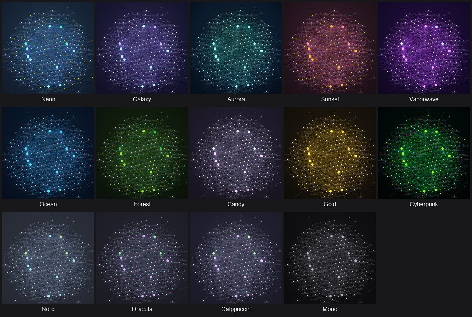 All fourteen presets on the same 391-note vault