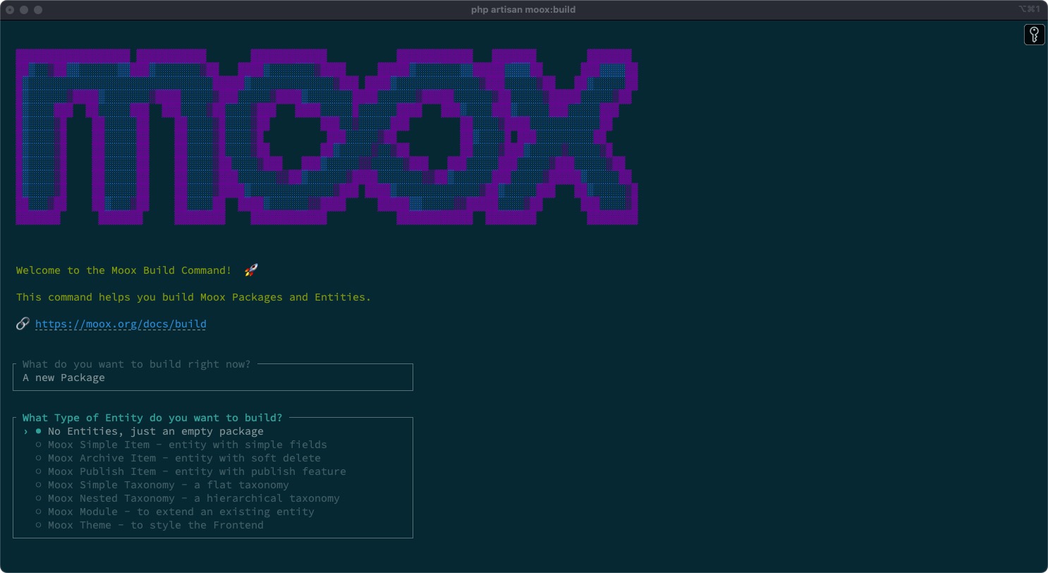 Moox Skeleton screenshot