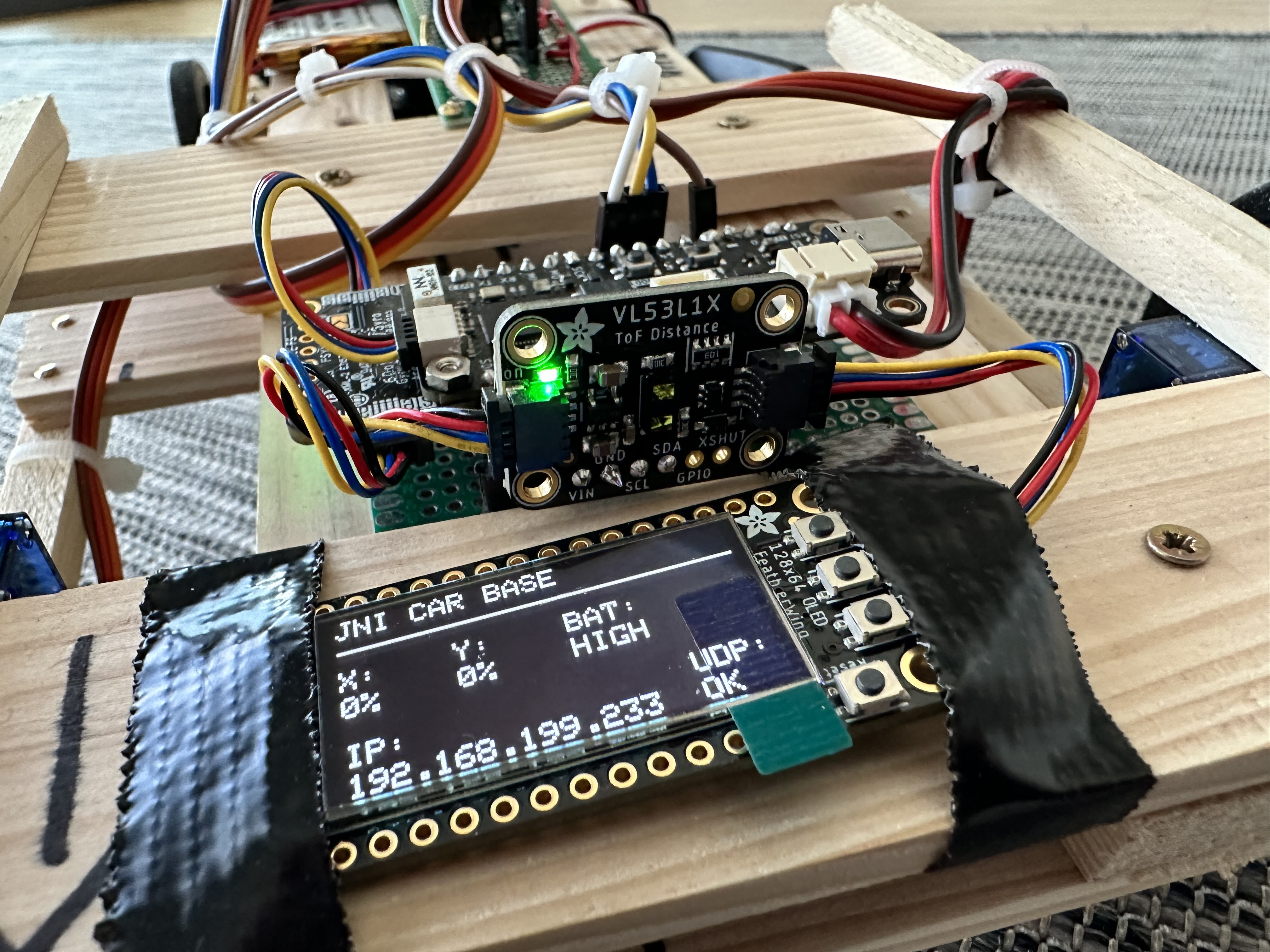 Display and Distance Sensor