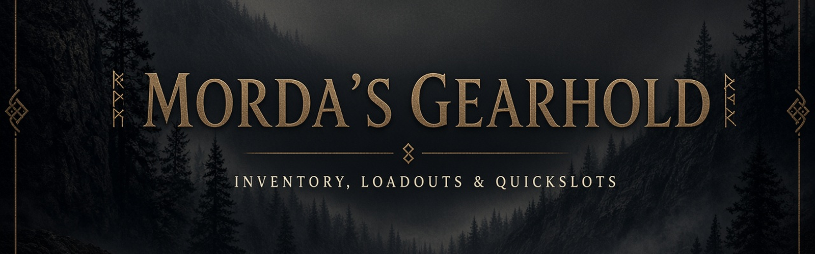 Morda's Gearhold – Inventory, Loadouts & Quickslots