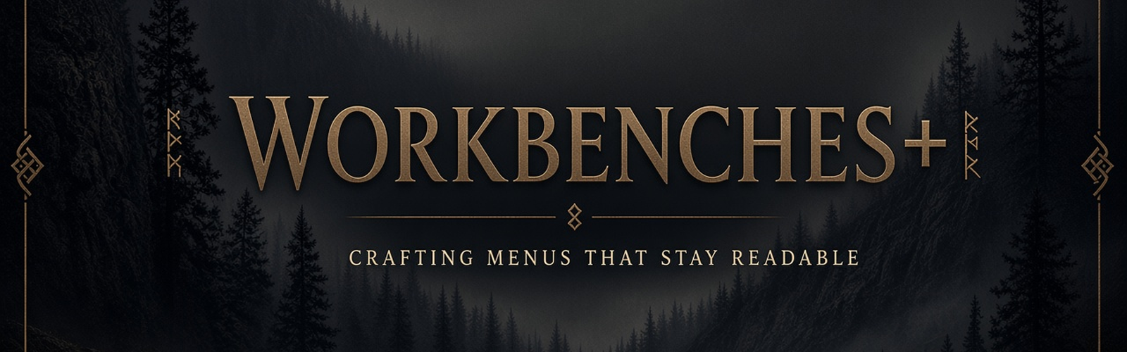 Workbenches+ - Crafting menus that stay readable