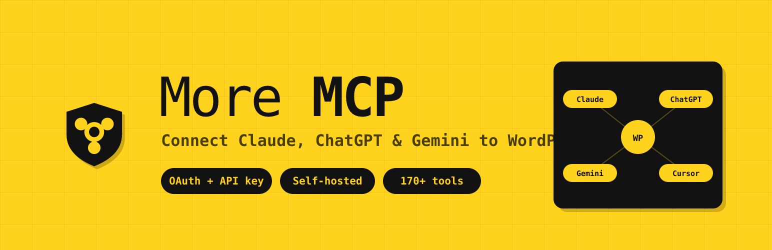 More MCP — Connect AI assistants to WordPress