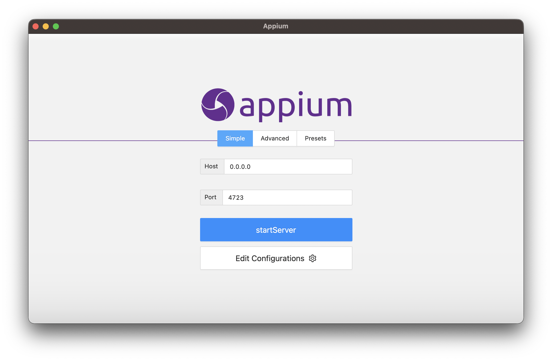 Appium Desktop
