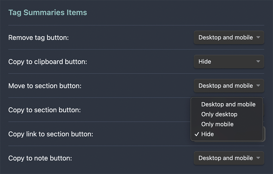 Tag Buddy Settings Pt3