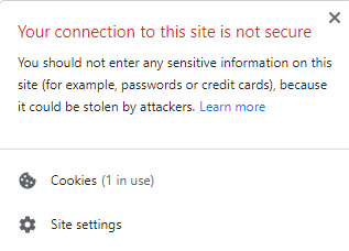 Not Secure