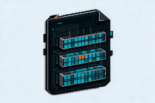 A structured file separated into data layers