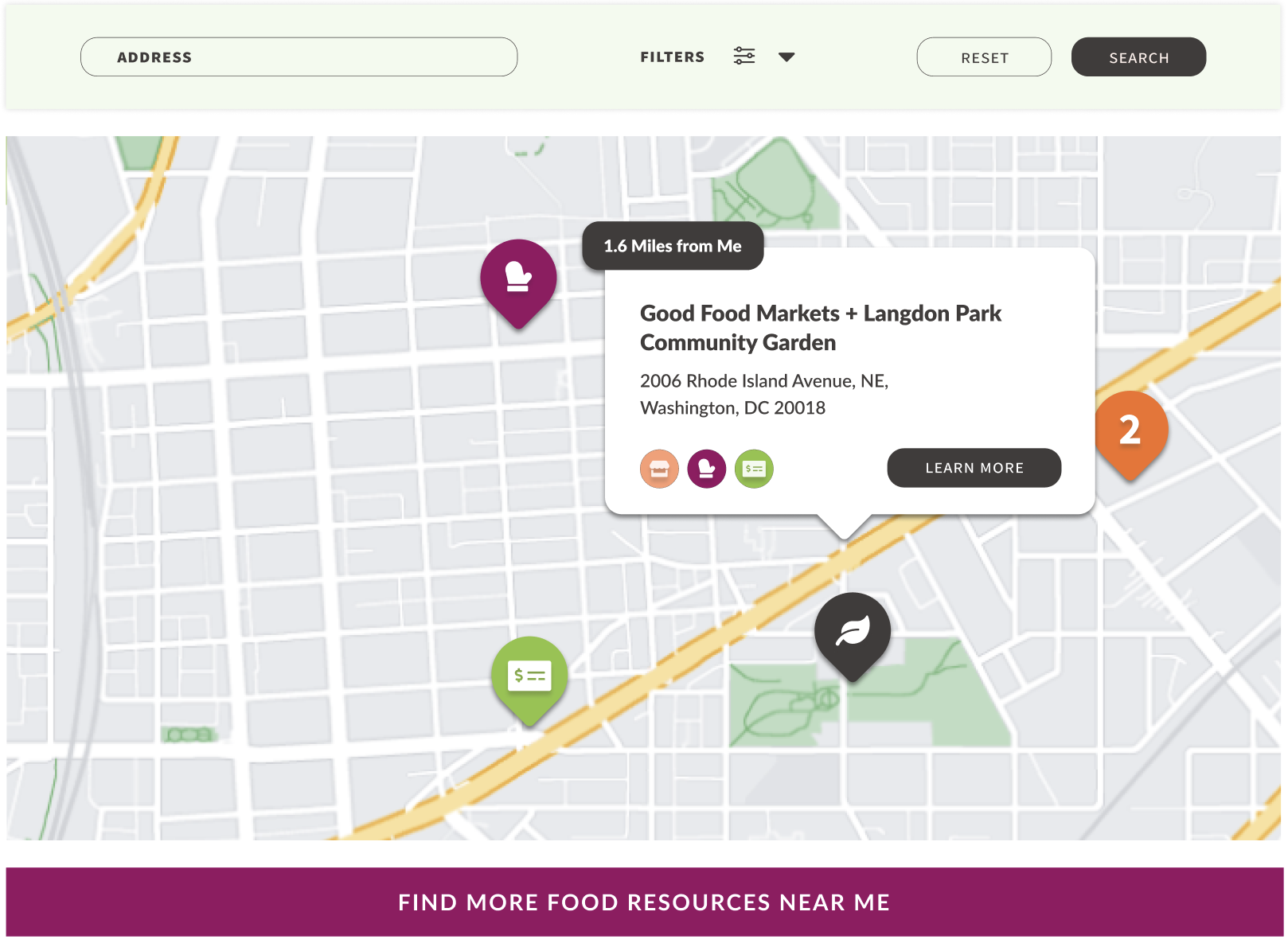 Screenshot of Nutrition Navigator