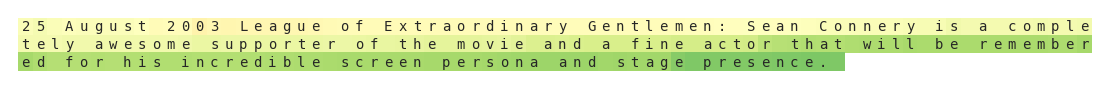 generated heatmap