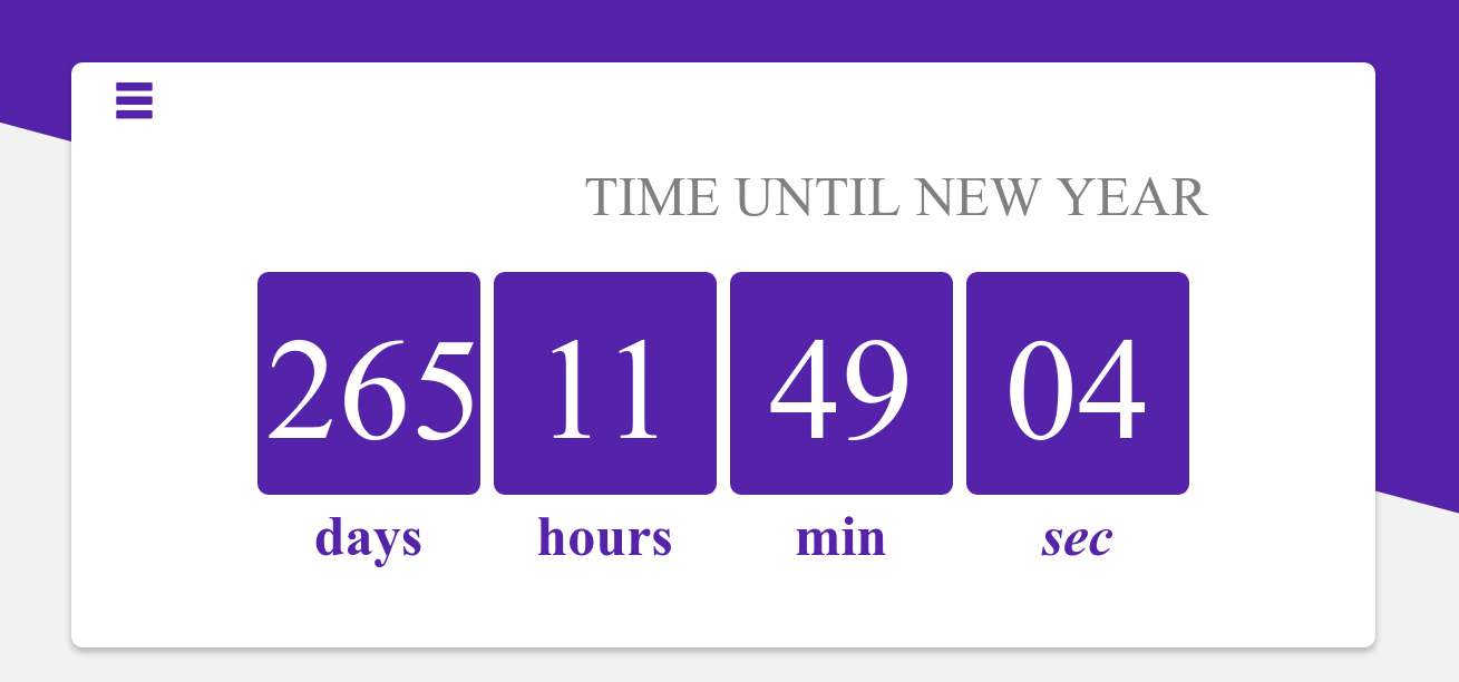 Countdown Timer