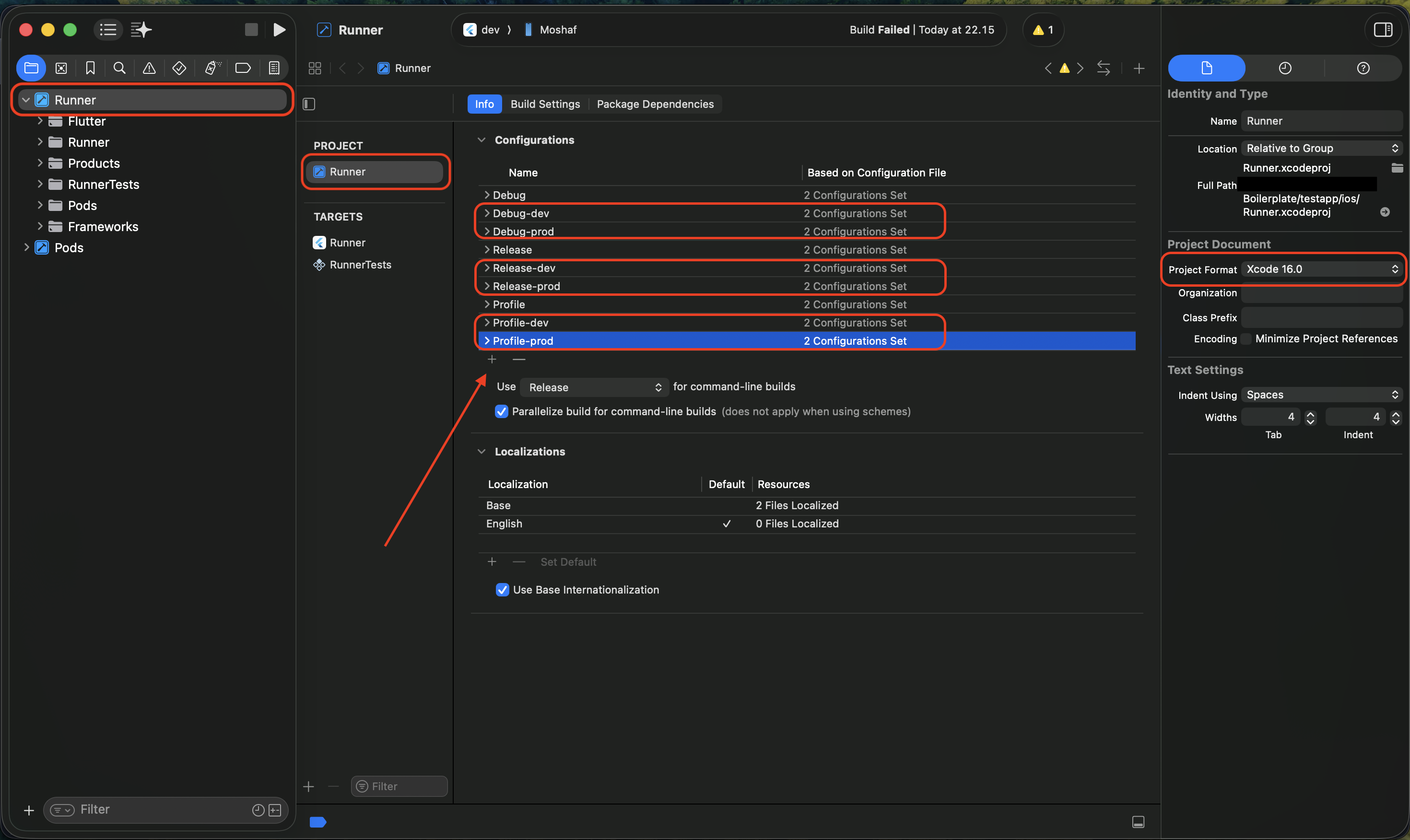 iOS Configuration Setup