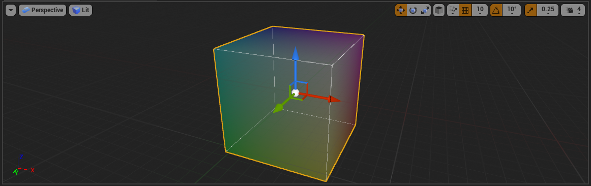 Blueprint Actor BP_DVR in Viewport