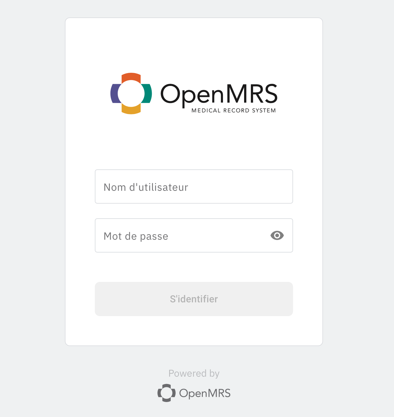 OpenMRS MF Login