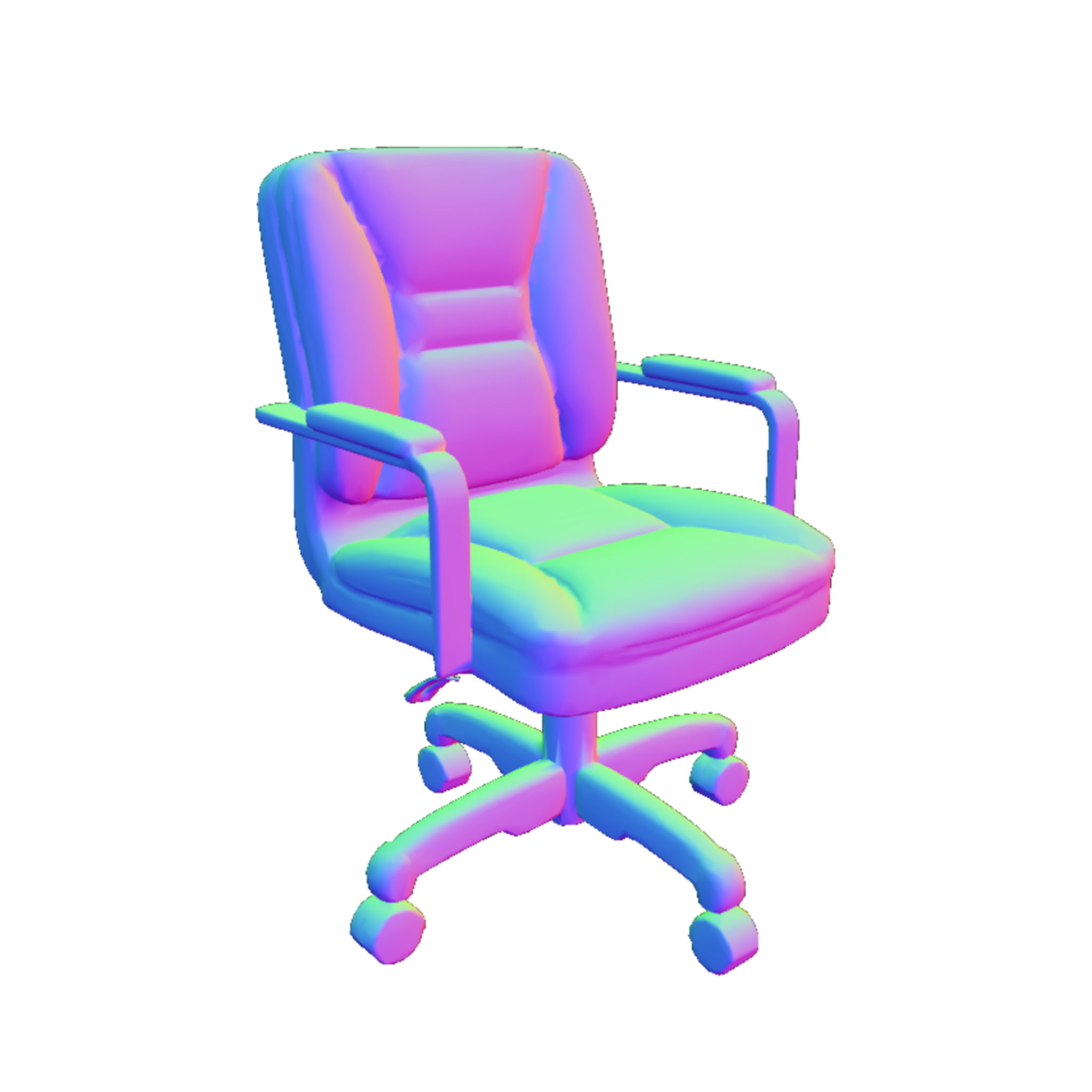 Output chair (rendered mesh)