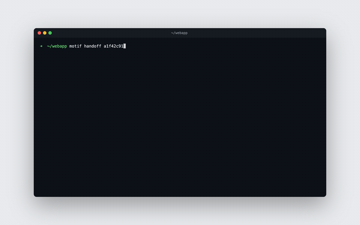 Handing a Claude Code session off to Codex, natively