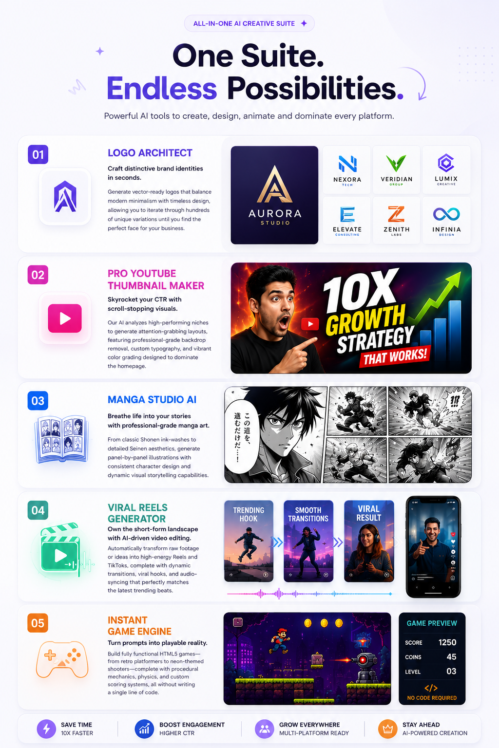 AI Suite – AI Website Builder and Live chat, image and video generator ai & Gemini AI Powered SaaS - 2