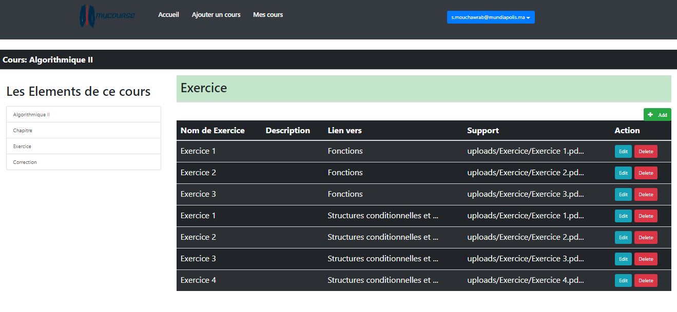 GitHub - moustaphaOut/myCourse · GitHub