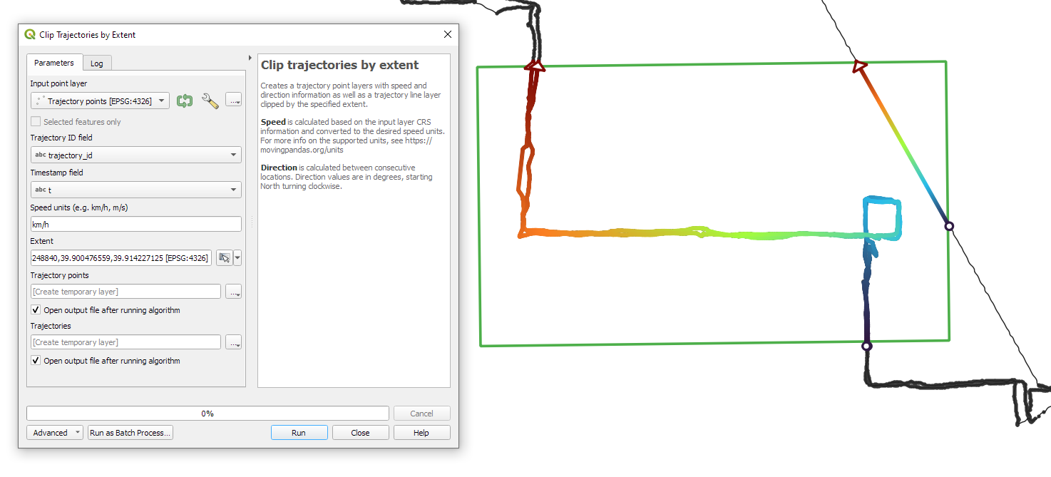 Trajectools Clip Trajectory