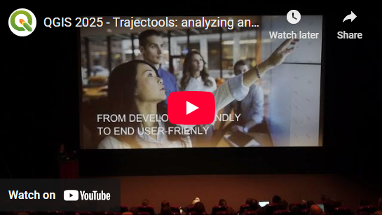 Trajectools presentation at QGISUC2025