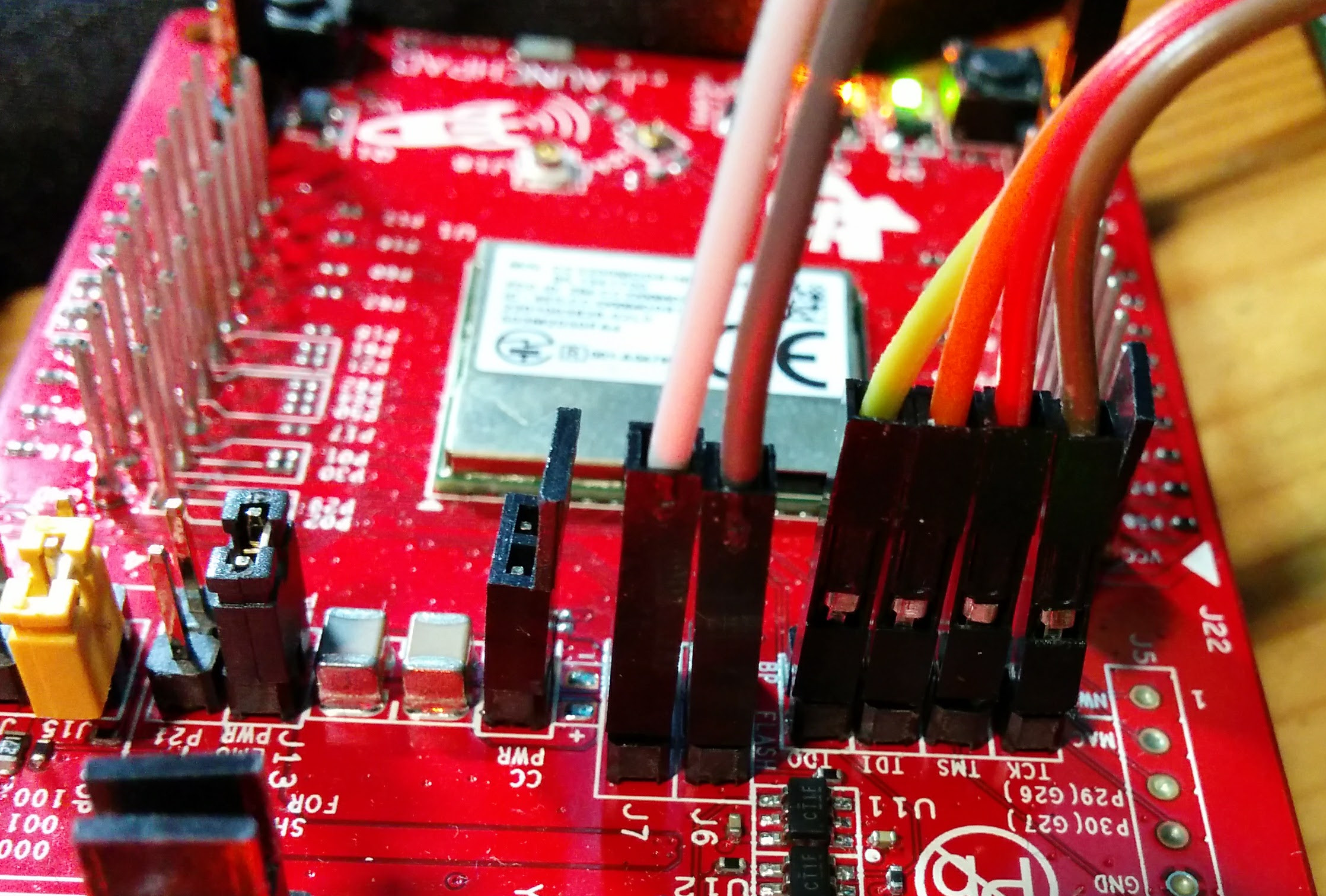 JTAG & UART connections on LaunchPad