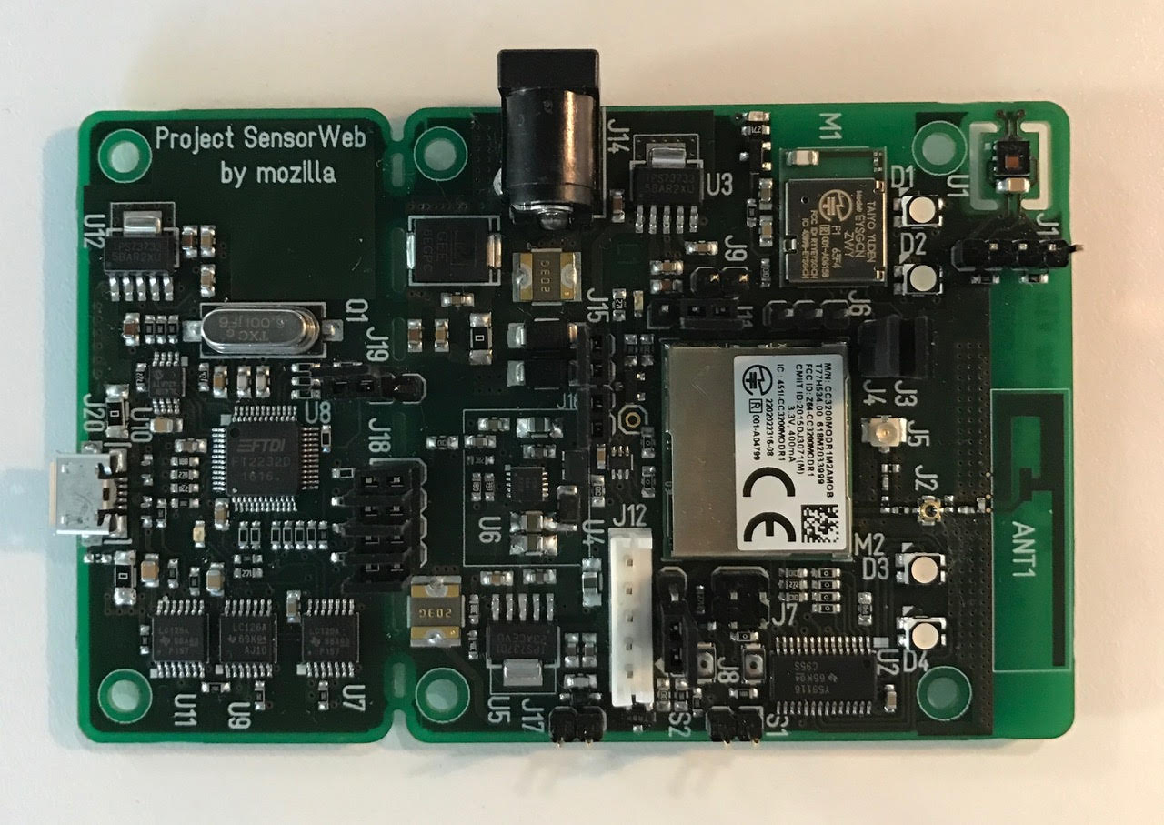 SensorWeb Prototype Board v1.3