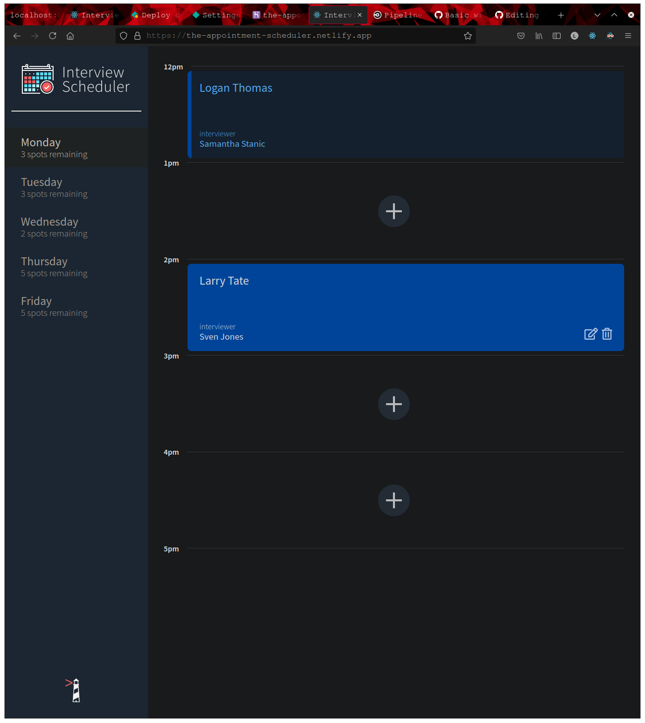 GitHub - mphbo/scheduler: A Scheduling Application for interviewers ...