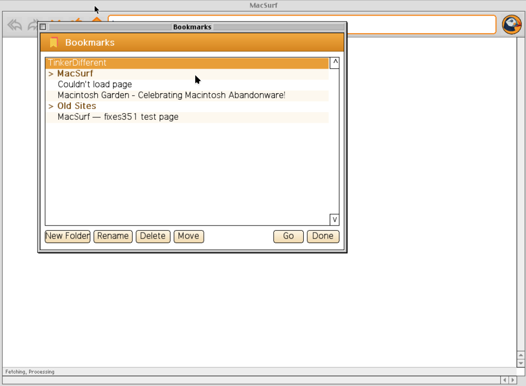 Bookmark manager