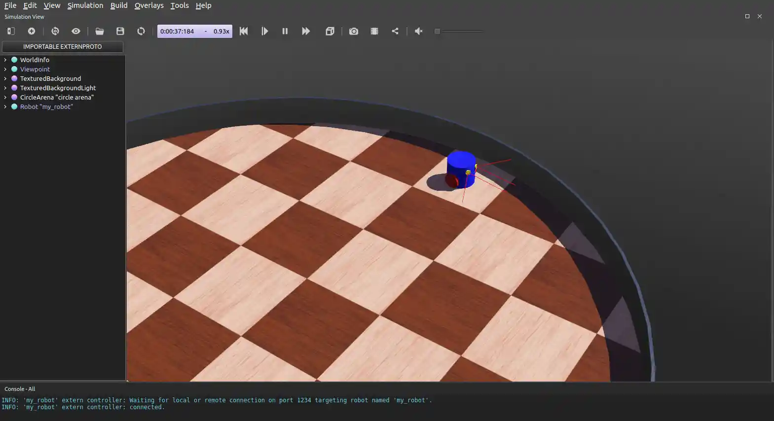 ROS2 Webots Robot Simulation