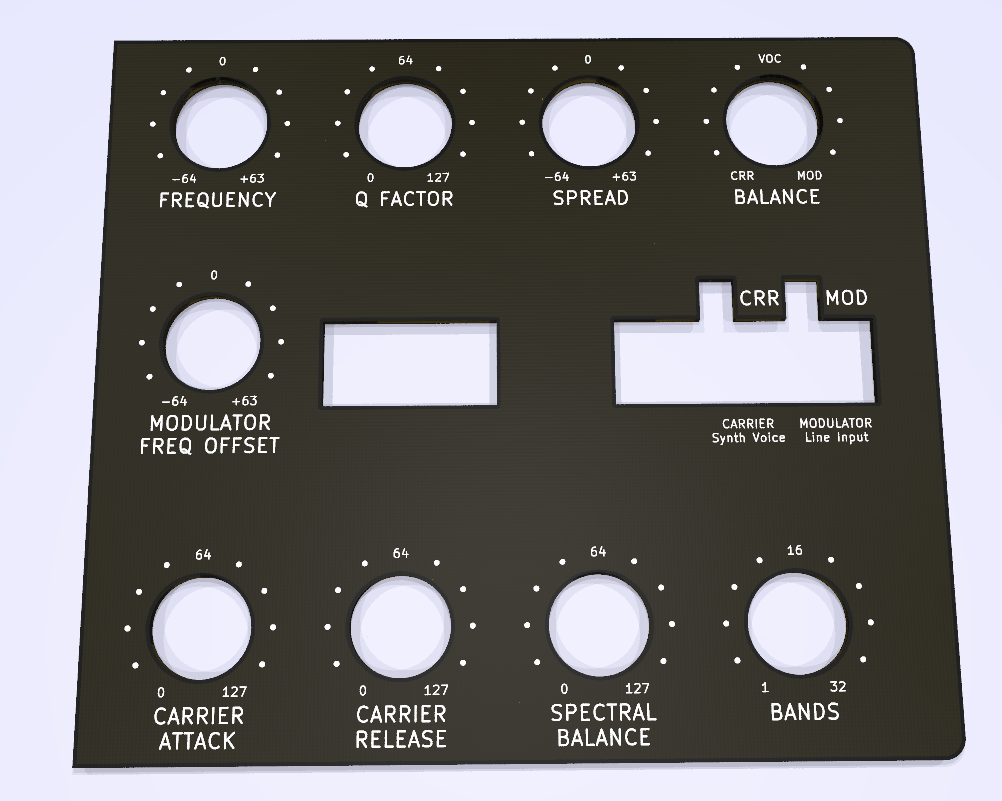Virus faceplate, from the project README