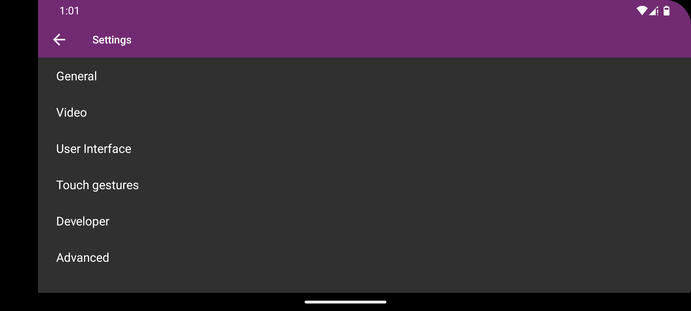Screenshot 2 of mpv-android — opens full size